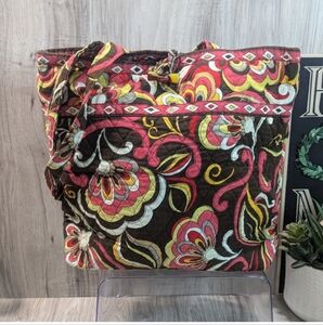 Vintage 1990s Retired Vera Bradley "PUCCINI"  Pattern Tote Bag Purse